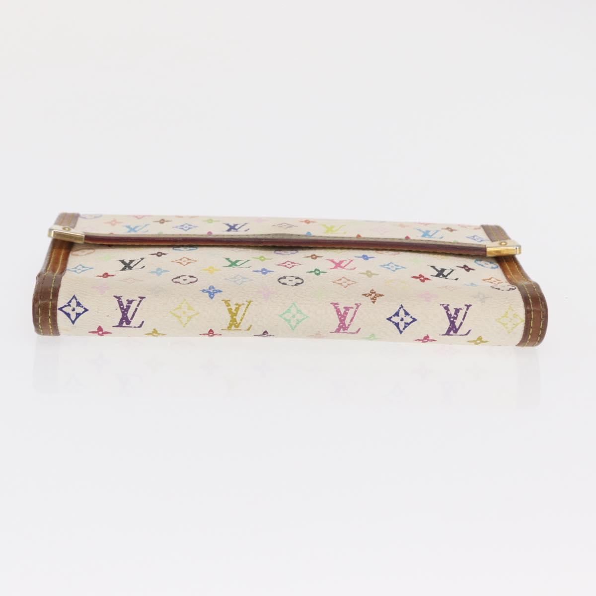 LOUIS VUITTON Multicolor Porte Tresor International Wallet M92659 Auth BA10304