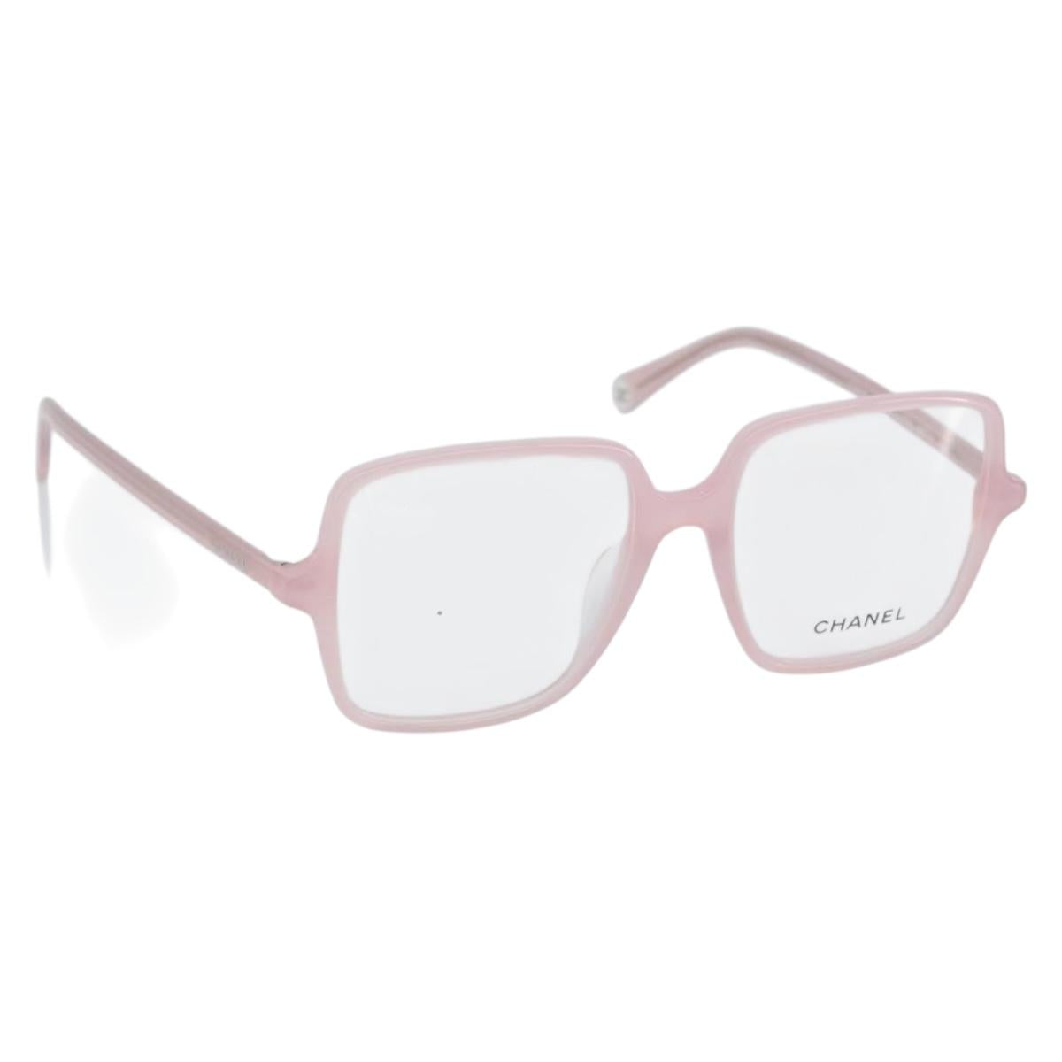 CHANEL Glasses plastic Pink CC Auth BA10307