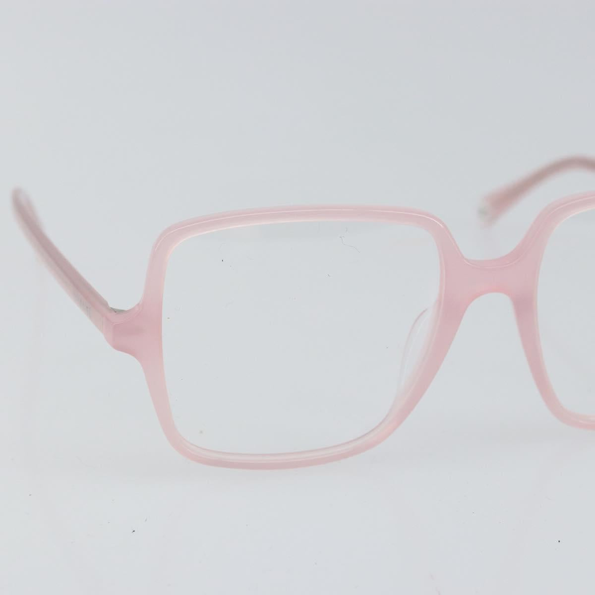 CHANEL Glasses plastic Pink CC Auth BA10307