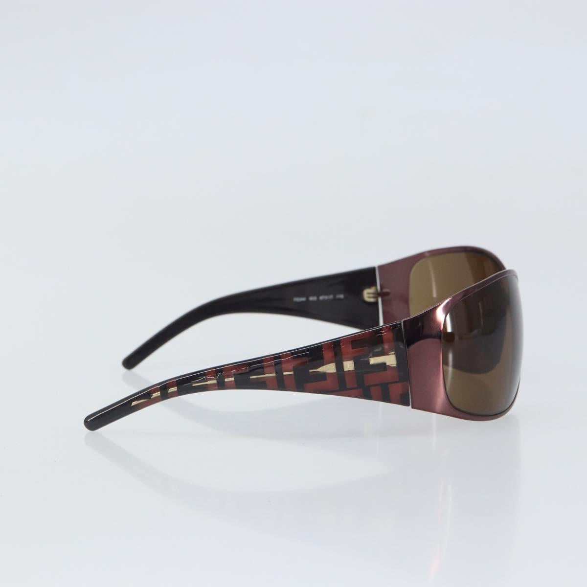 FENDI Zucca Sunglasses plastic Pink Auth BA10312