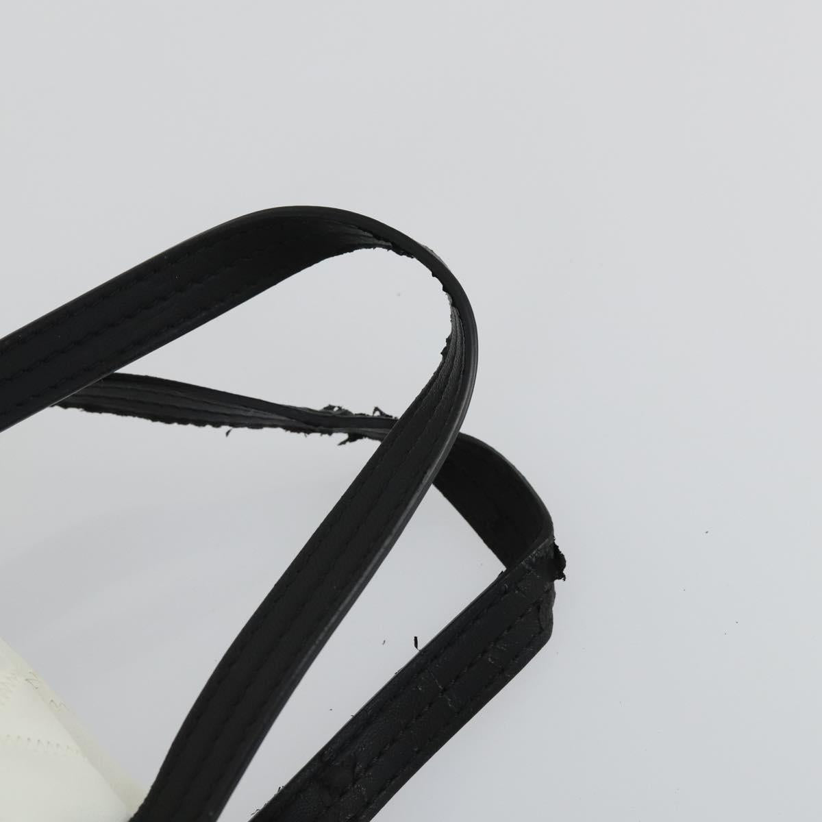 GIVENCHY Backpack Leather White Gold Auth BA10327