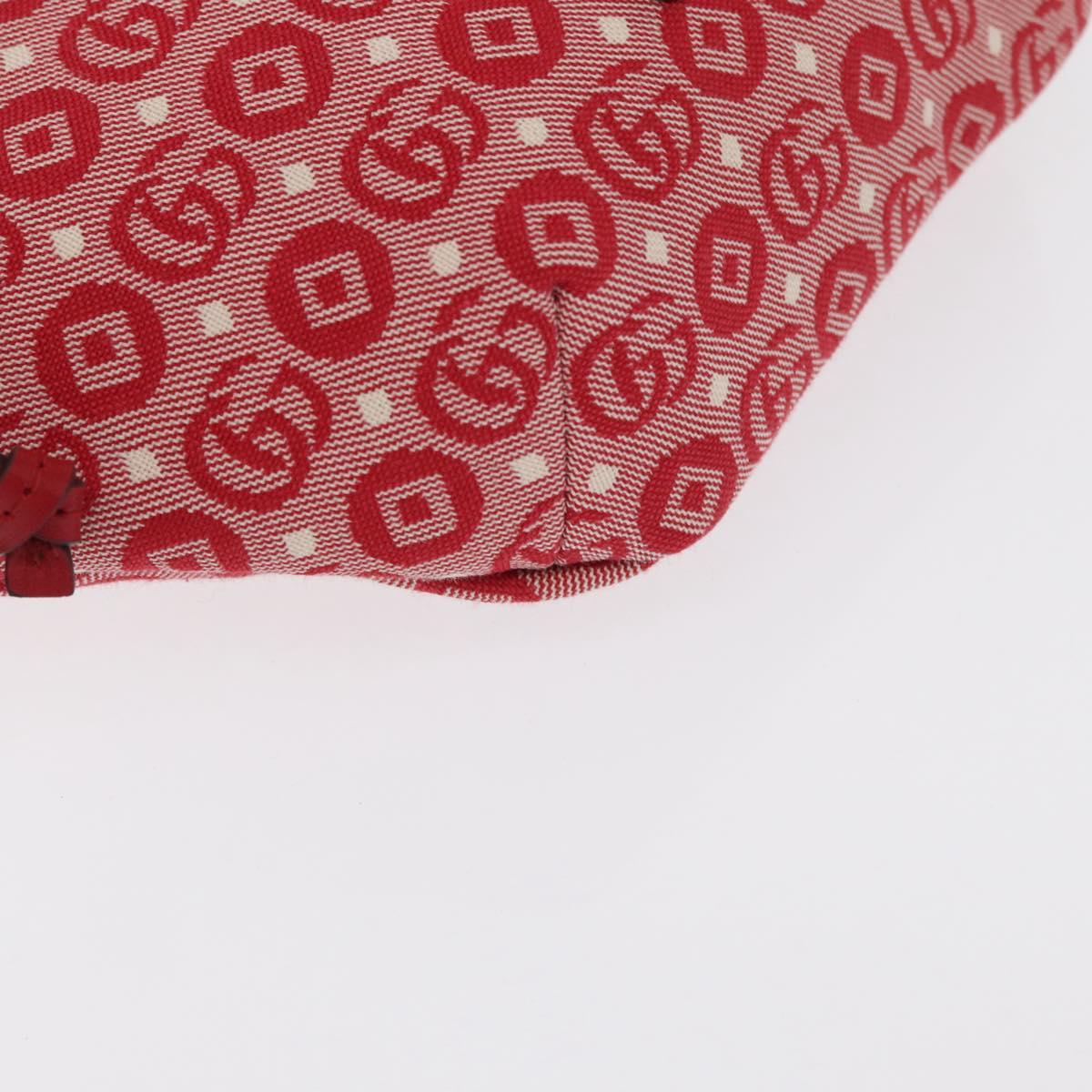 GUCCI Children's Sherry Line Waist bag Canvas Navy Red 502095 Auth BA10332