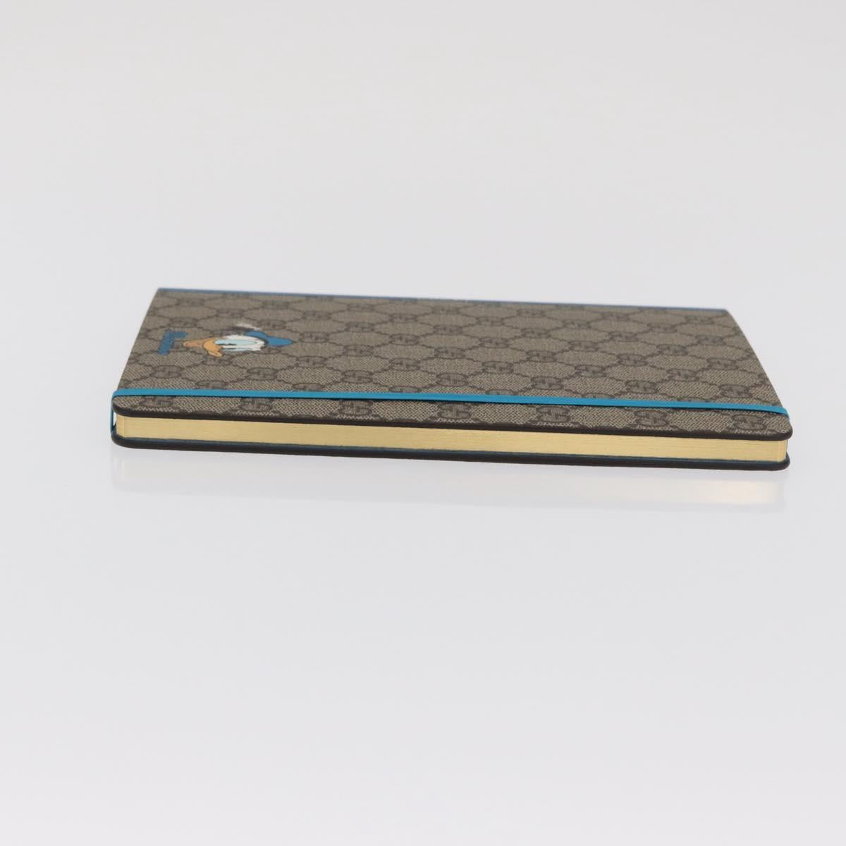 GUCCI GG Supreme Donald Duck Disney Collaboration Note Cover Beige Auth BA10340M