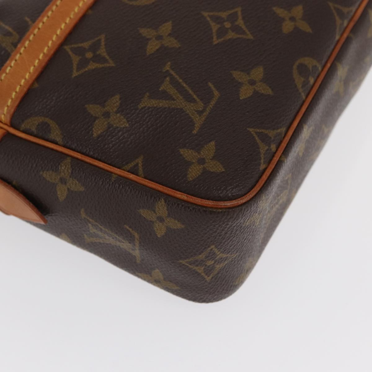 LOUIS VUITTON Monogram Compiegne 23 Clutch Bag M51847 LV Auth BA10346