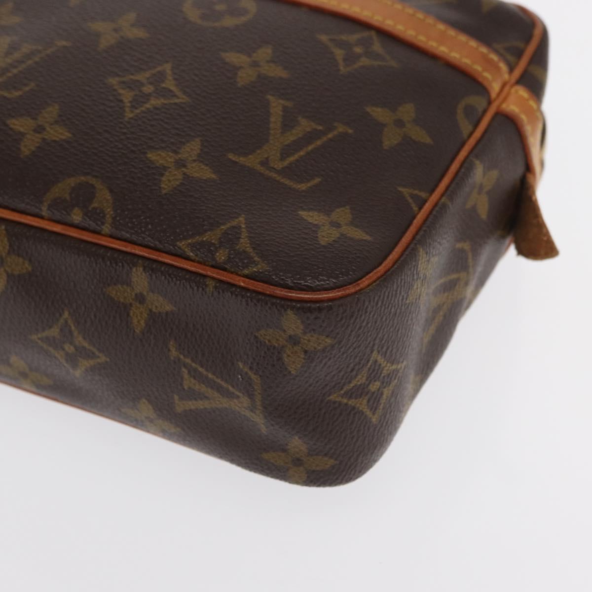 LOUIS VUITTON Monogram Compiegne 23 Clutch Bag M51847 LV Auth BA10346