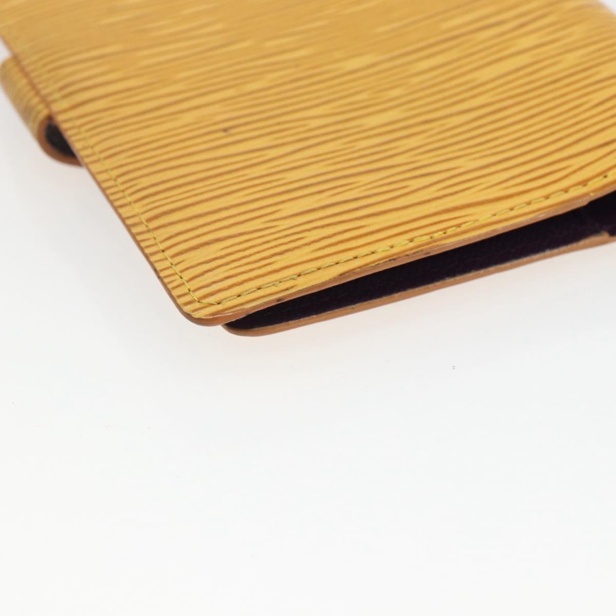 LOUIS VUITTON Epi Agenda PM Day Planner Cover Yellow R20059 LV Auth BA10348