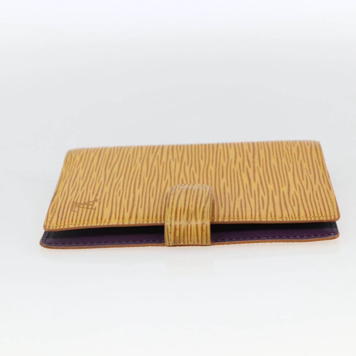 LOUIS VUITTON Epi Agenda PM Day Planner Cover Yellow R20059 LV Auth BA10348