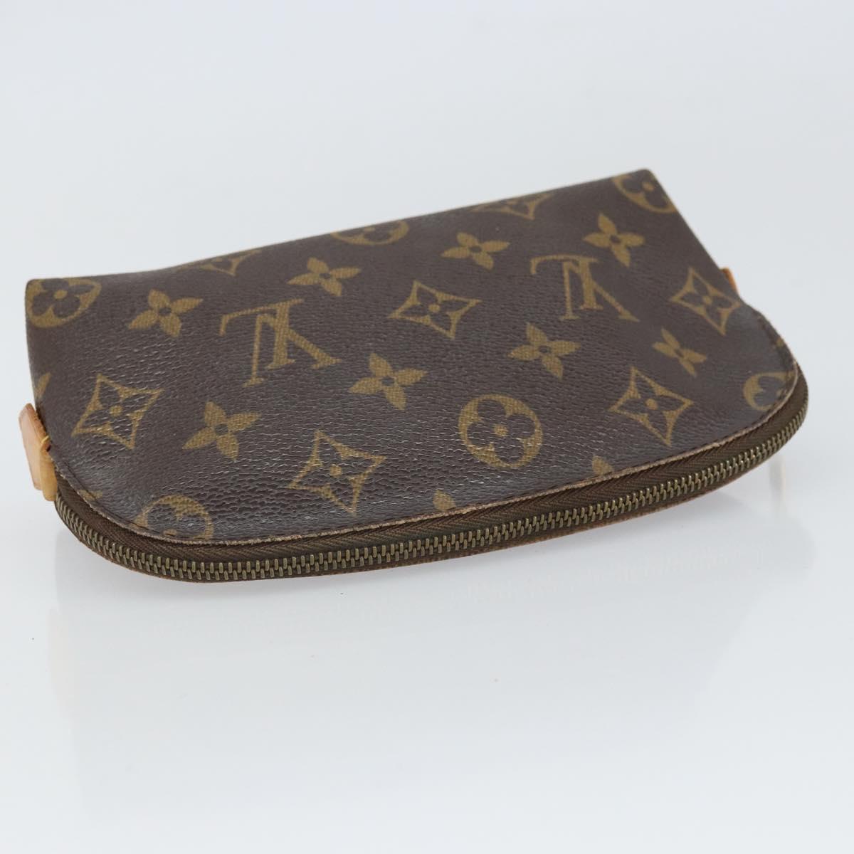 LOUIS VUITTON Monogram Pochette Cosmetic PM Cosmetic Pouch M47515 Auth BA10349