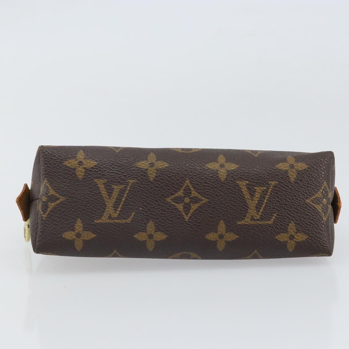 LOUIS VUITTON Monogram Pochette Cosmetic PM Cosmetic Pouch M47515 Auth BA10349