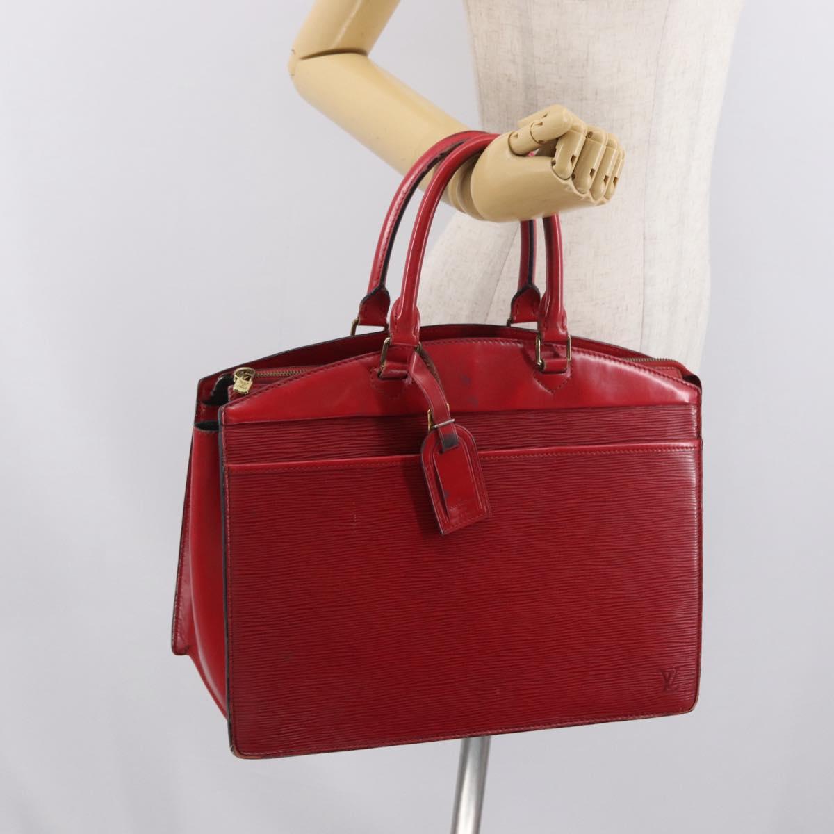 LOUIS VUITTON Epi Riviera Hand Bag Red M48187 LV Auth BA10352