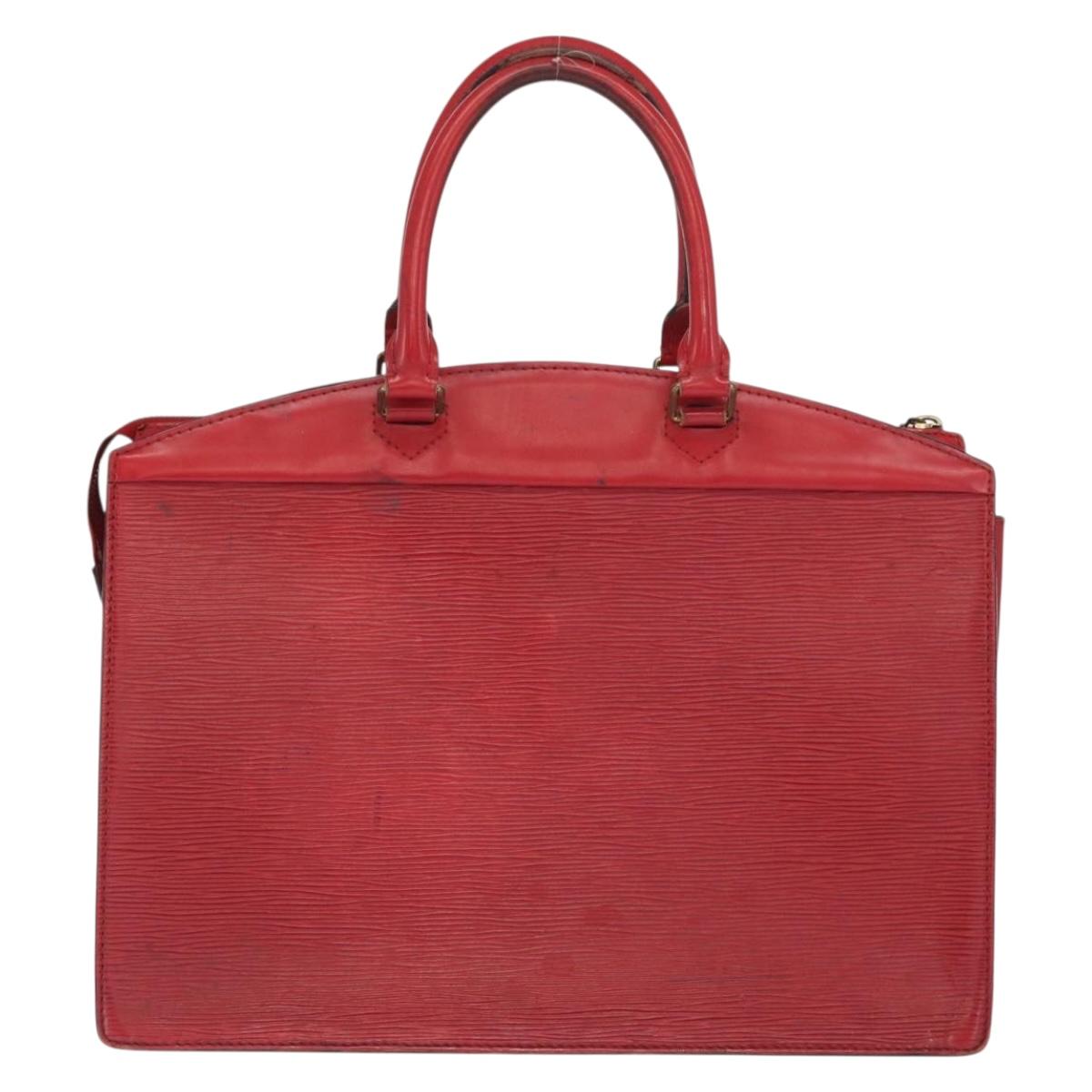LOUIS VUITTON Epi Riviera Hand Bag Red M48187 LV Auth BA10352