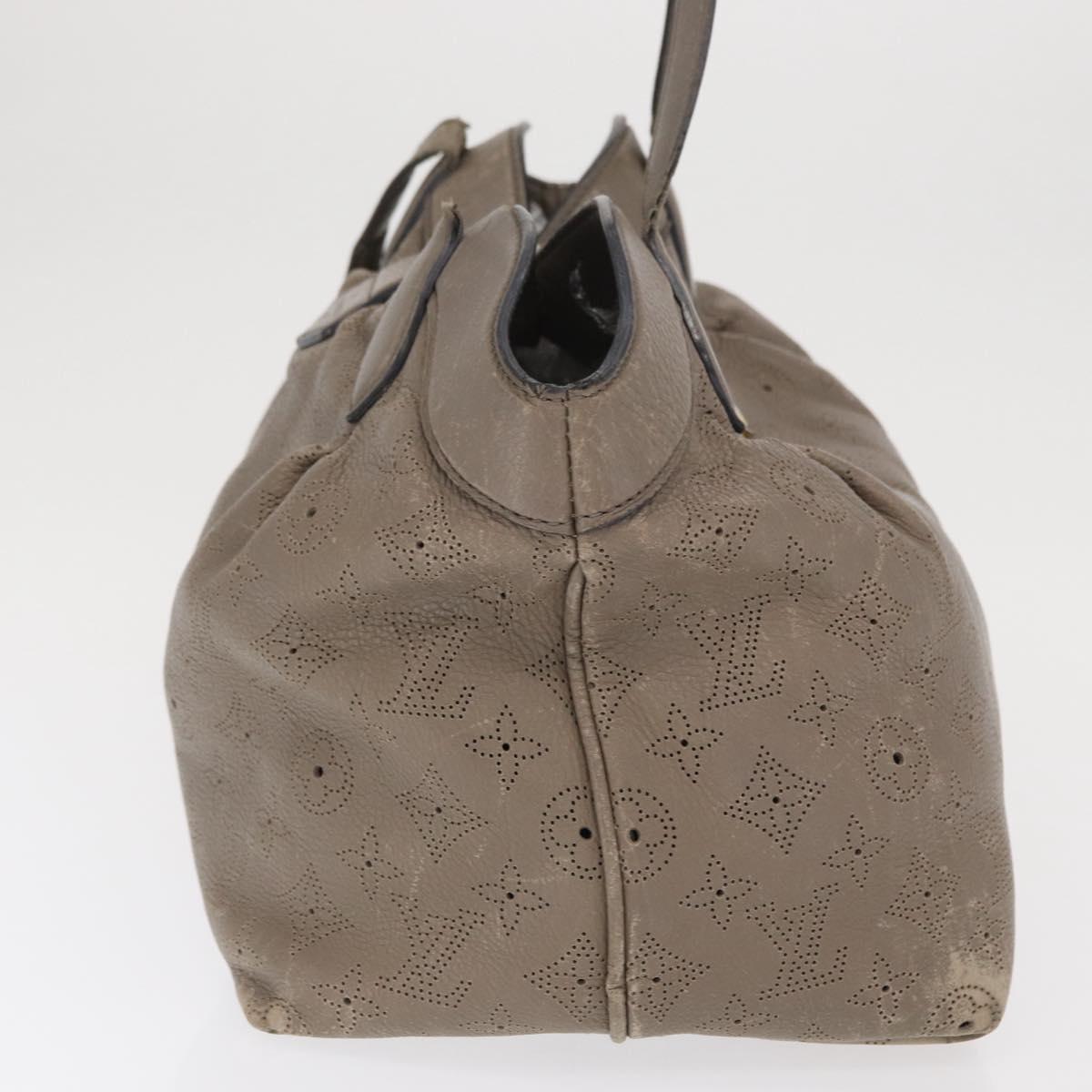 LOUIS VUITTON Mahina Shiels PM Hand Bag Leather Opal M93084 LV Auth BA10353