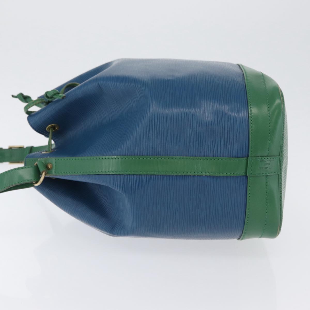 LOUIS VUITTON Epi Noe Shoulder Bag Bicolor Green Blue M44044 LV Auth BA10355