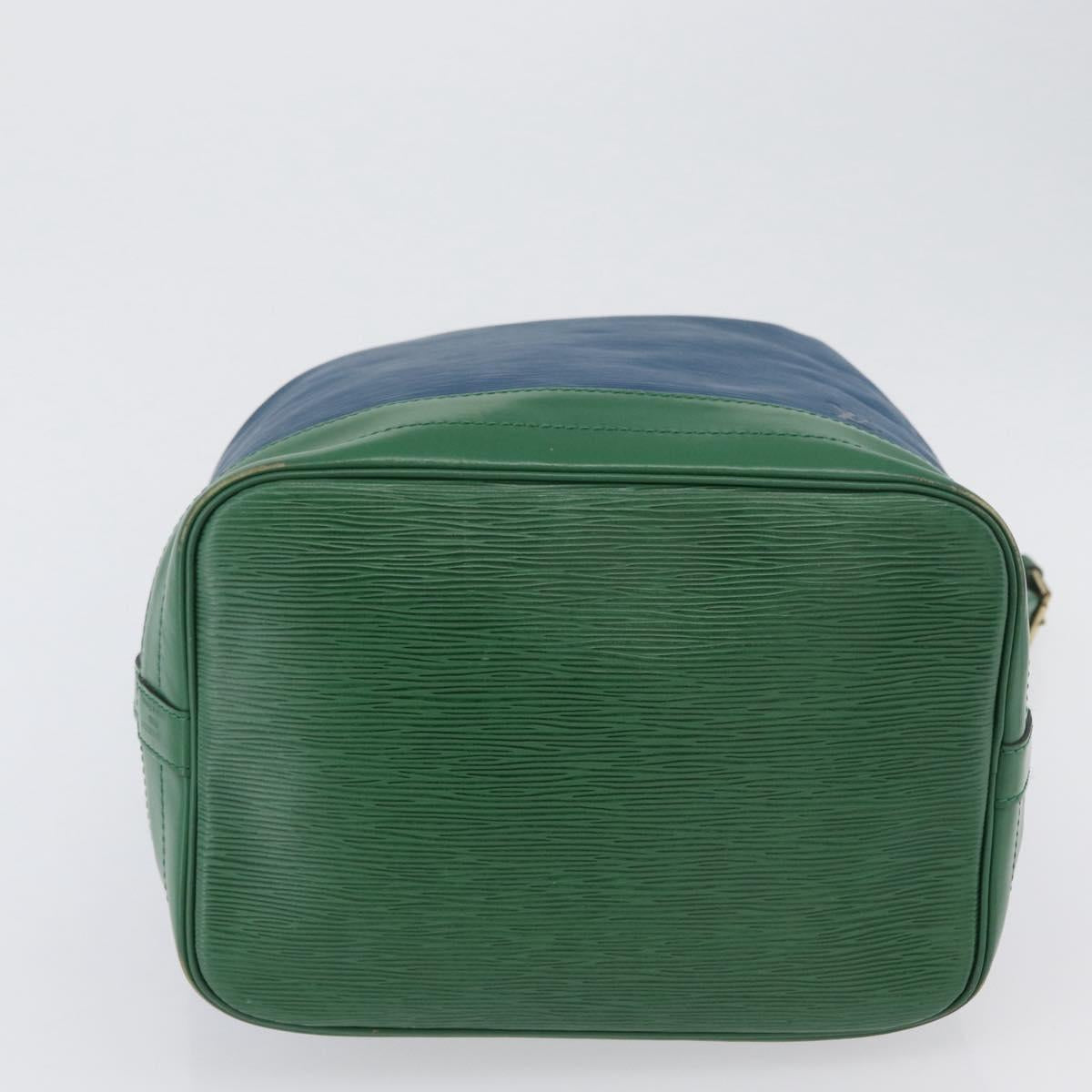 LOUIS VUITTON Epi Noe Shoulder Bag Bicolor Green Blue M44044 LV Auth BA10355