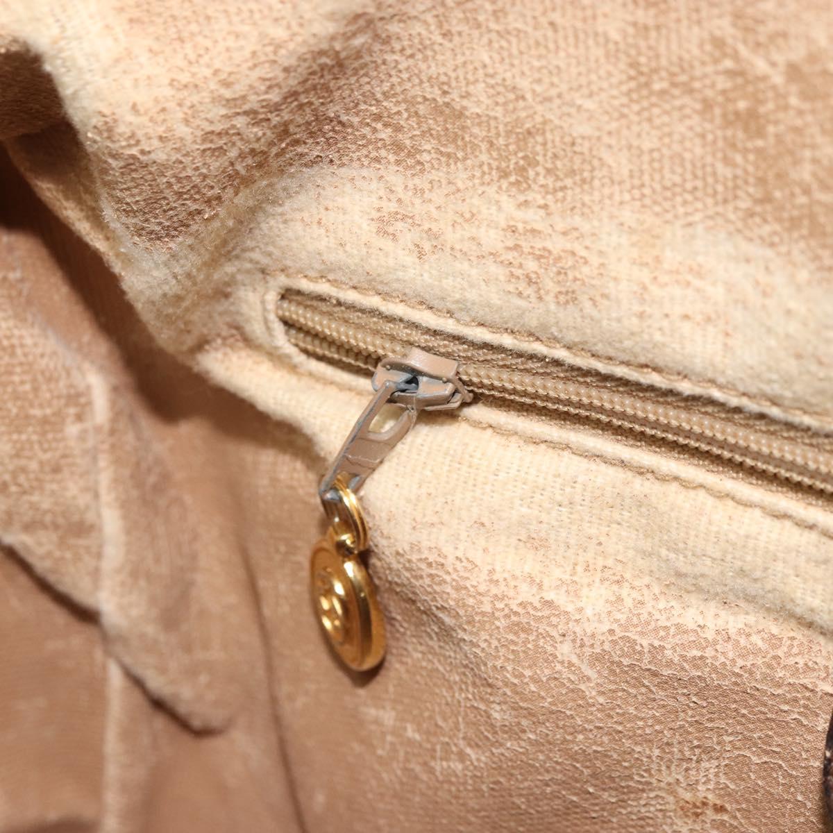 GUCCI GG Supreme Web Sherry Line Bag PVC Beige 002 115 6697 4023 Auth BA10364