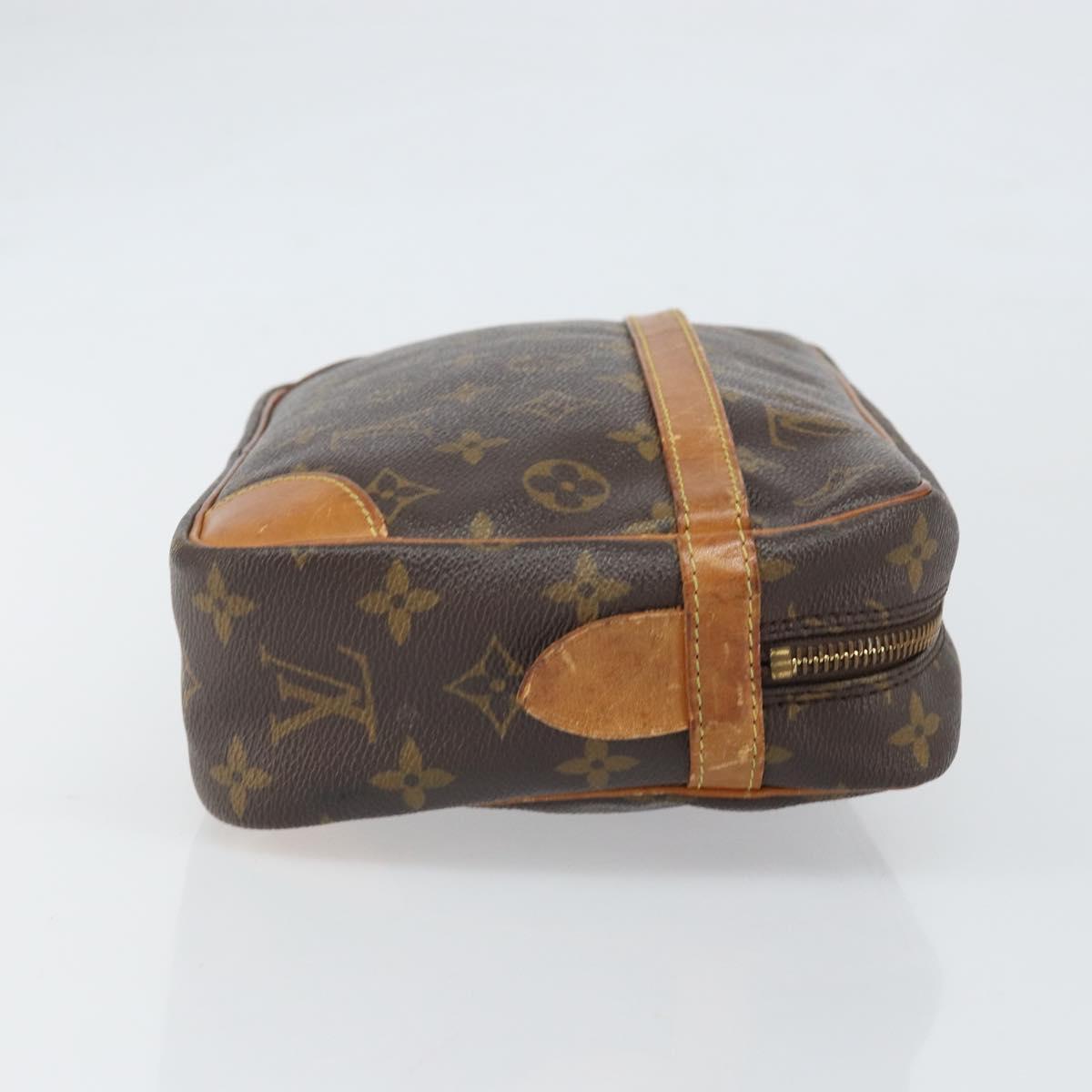 LOUIS VUITTON Monogram Compiegne 28 Clutch Bag M51845 LV Auth BA10368