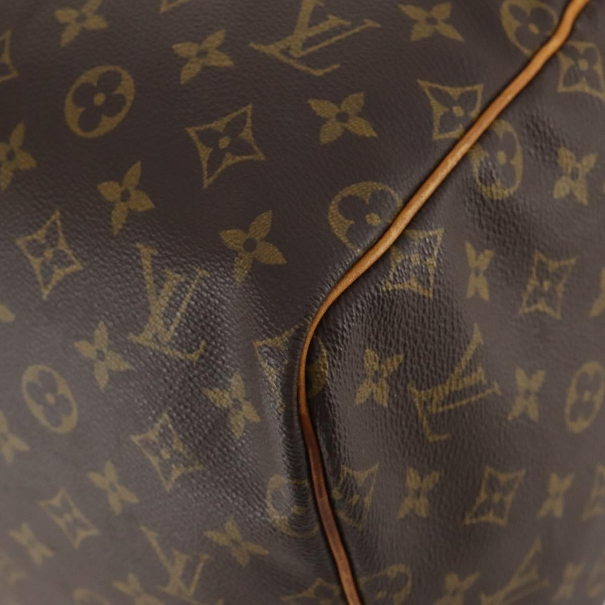 LOUIS VUITTON Monogram Keepall 55 Boston Bag M41424 LV Auth BA10377