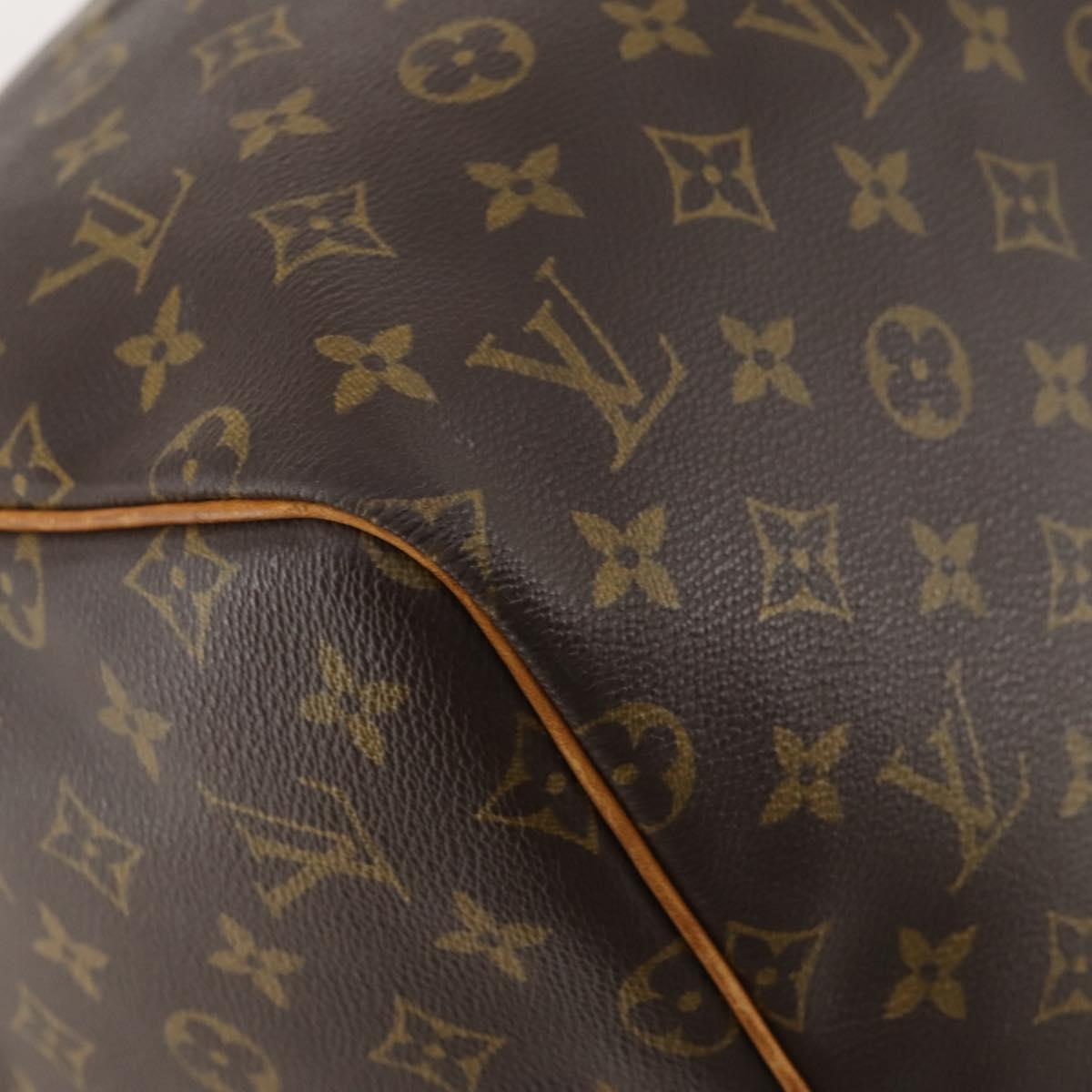 LOUIS VUITTON Monogram Keepall 55 Boston Bag M41424 LV Auth BA10377