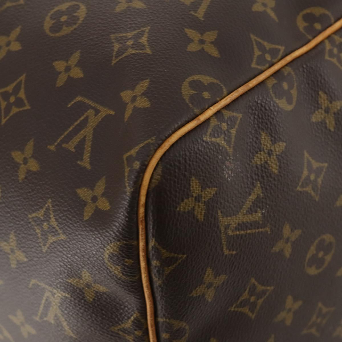 LOUIS VUITTON Monogram Keepall 55 Boston Bag M41424 LV Auth BA10377