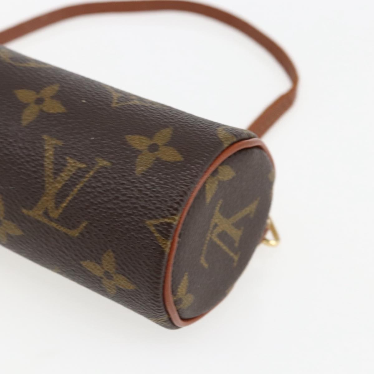 LOUIS VUITTON Monogram Papillon Pouch LV Auth BA10382
