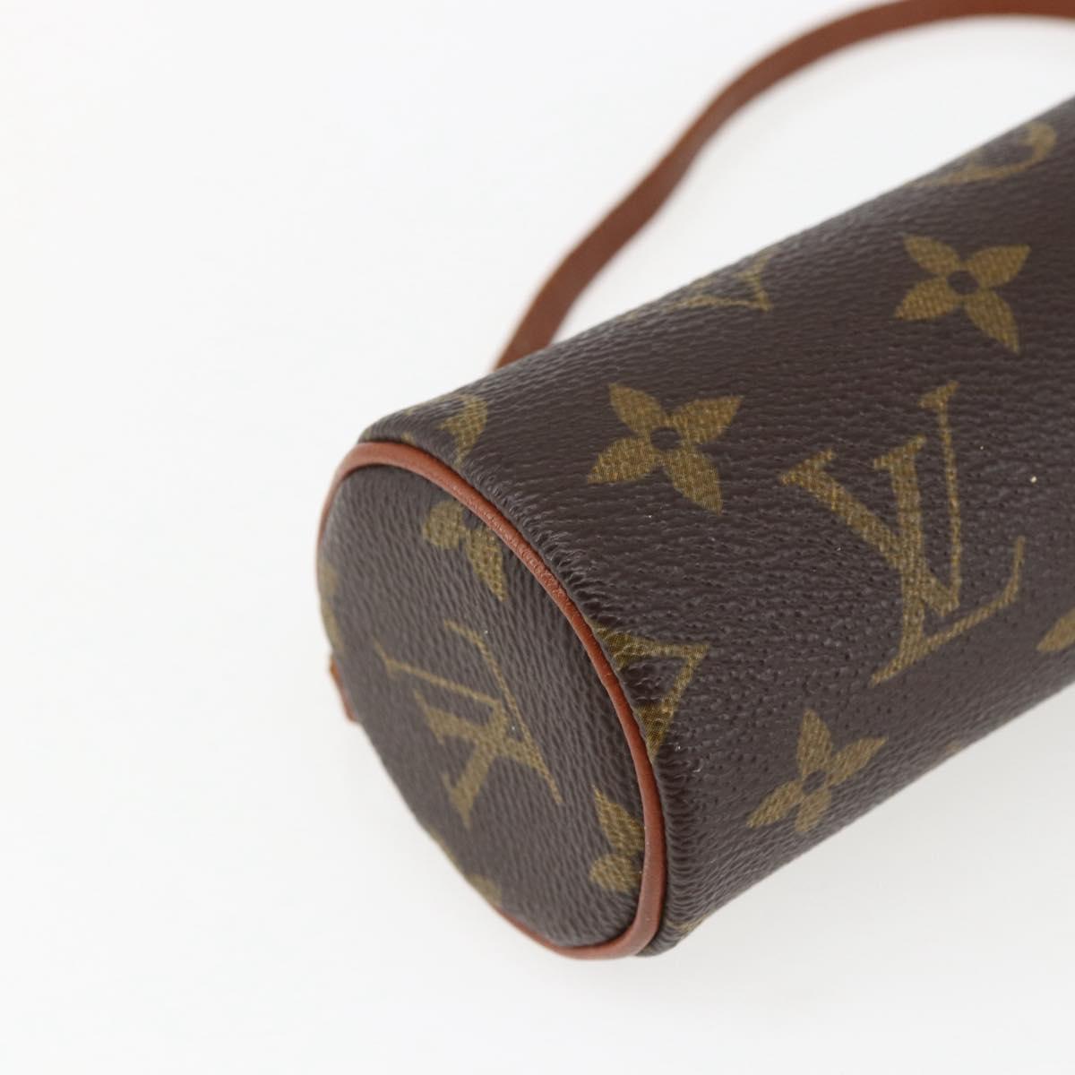 LOUIS VUITTON Monogram Papillon Pouch LV Auth BA10382