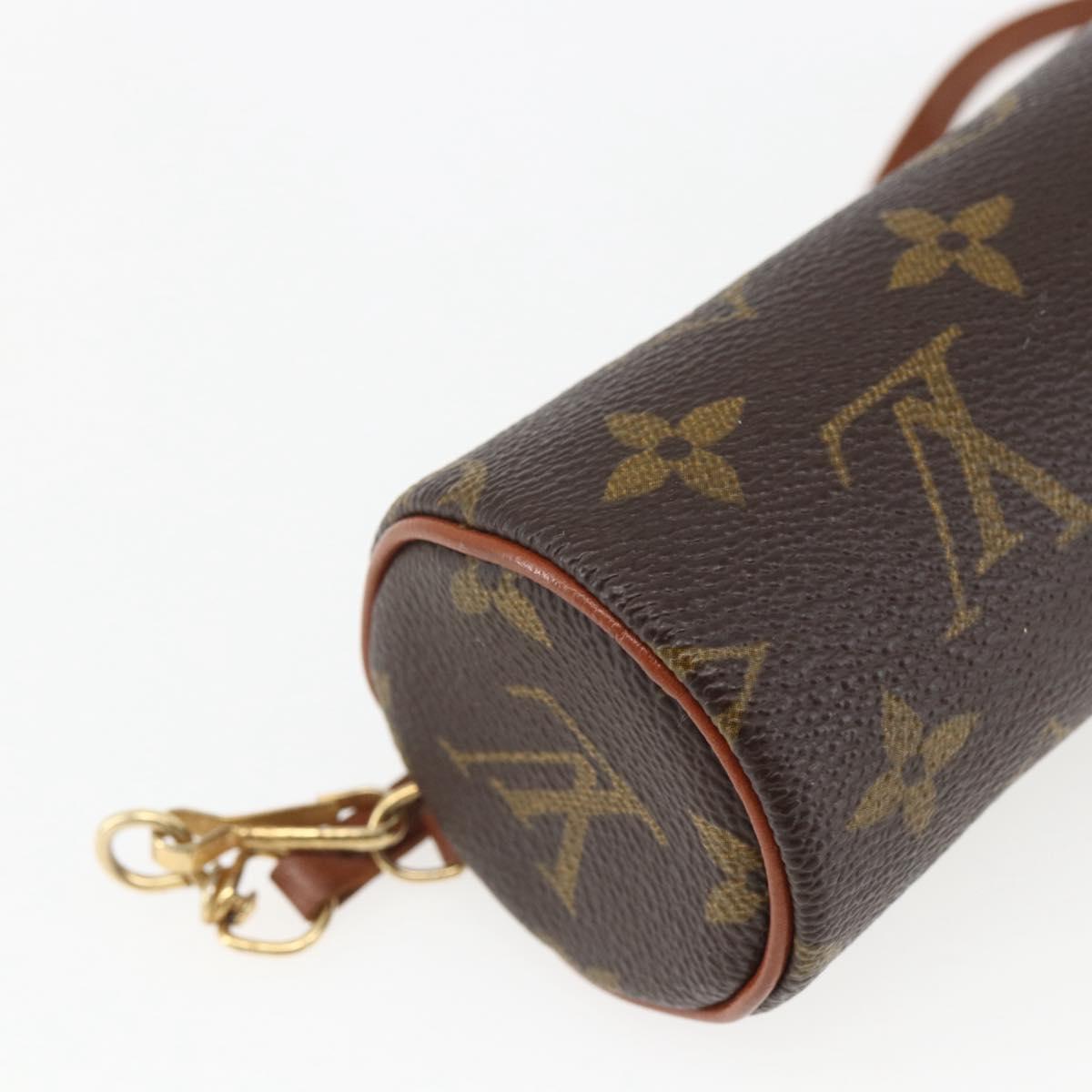 LOUIS VUITTON Monogram Papillon Pouch LV Auth BA10382