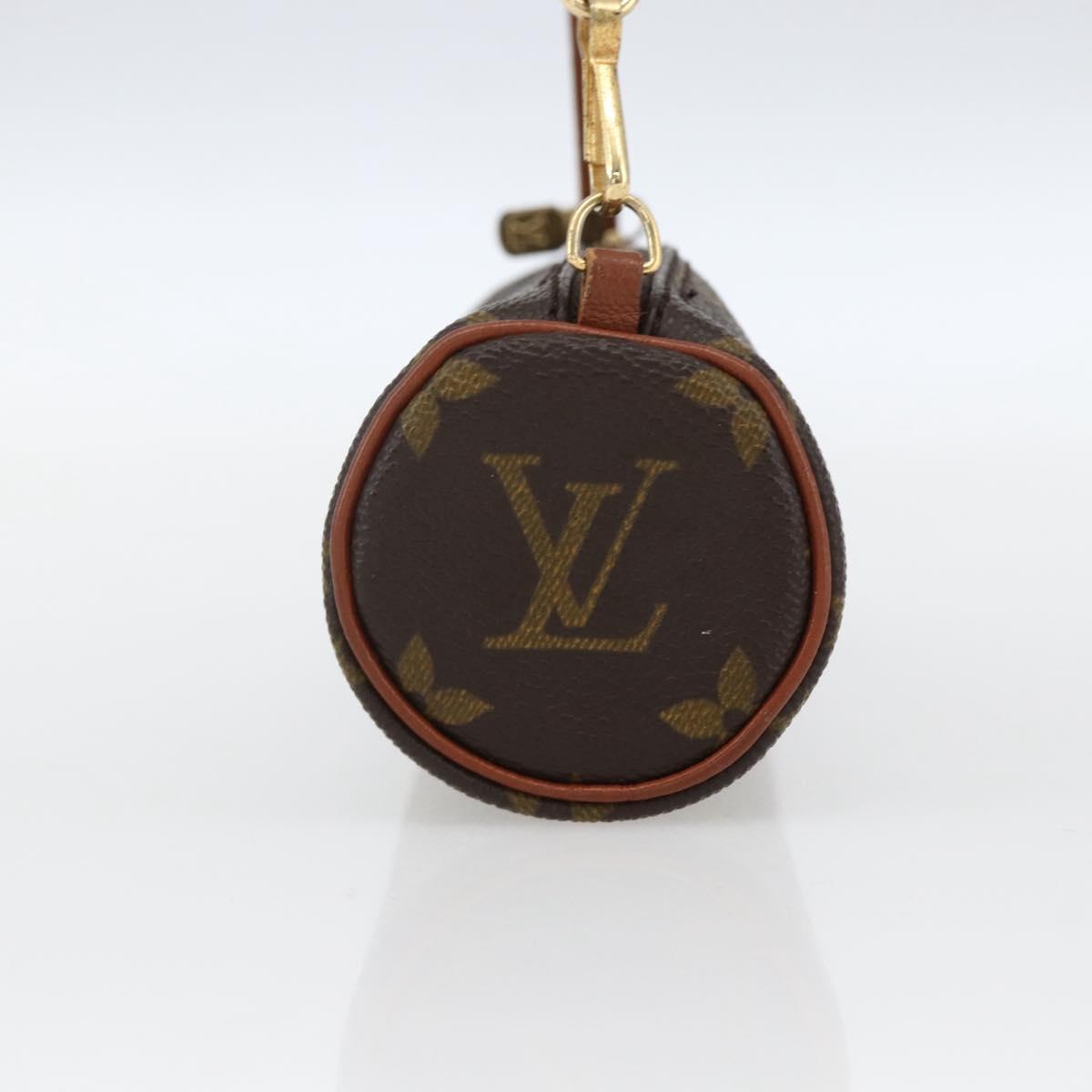 LOUIS VUITTON Monogram Papillon Pouch LV Auth BA10382