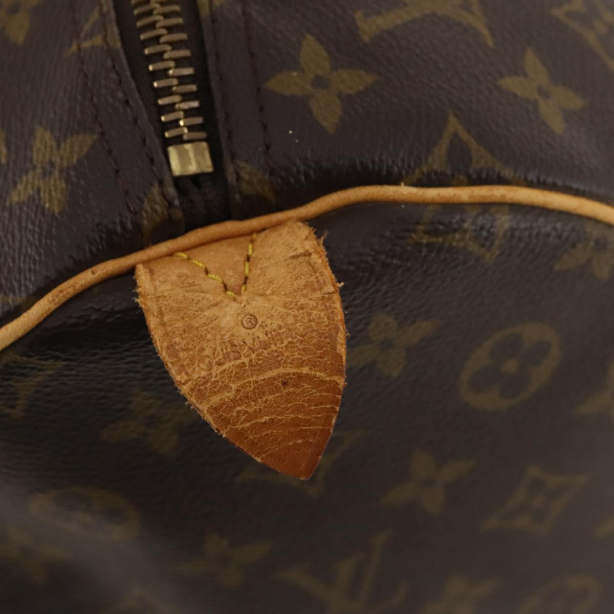 LOUIS VUITTON Monogram Keepall 55 Boston Bag M41424 LV Auth BA10384
