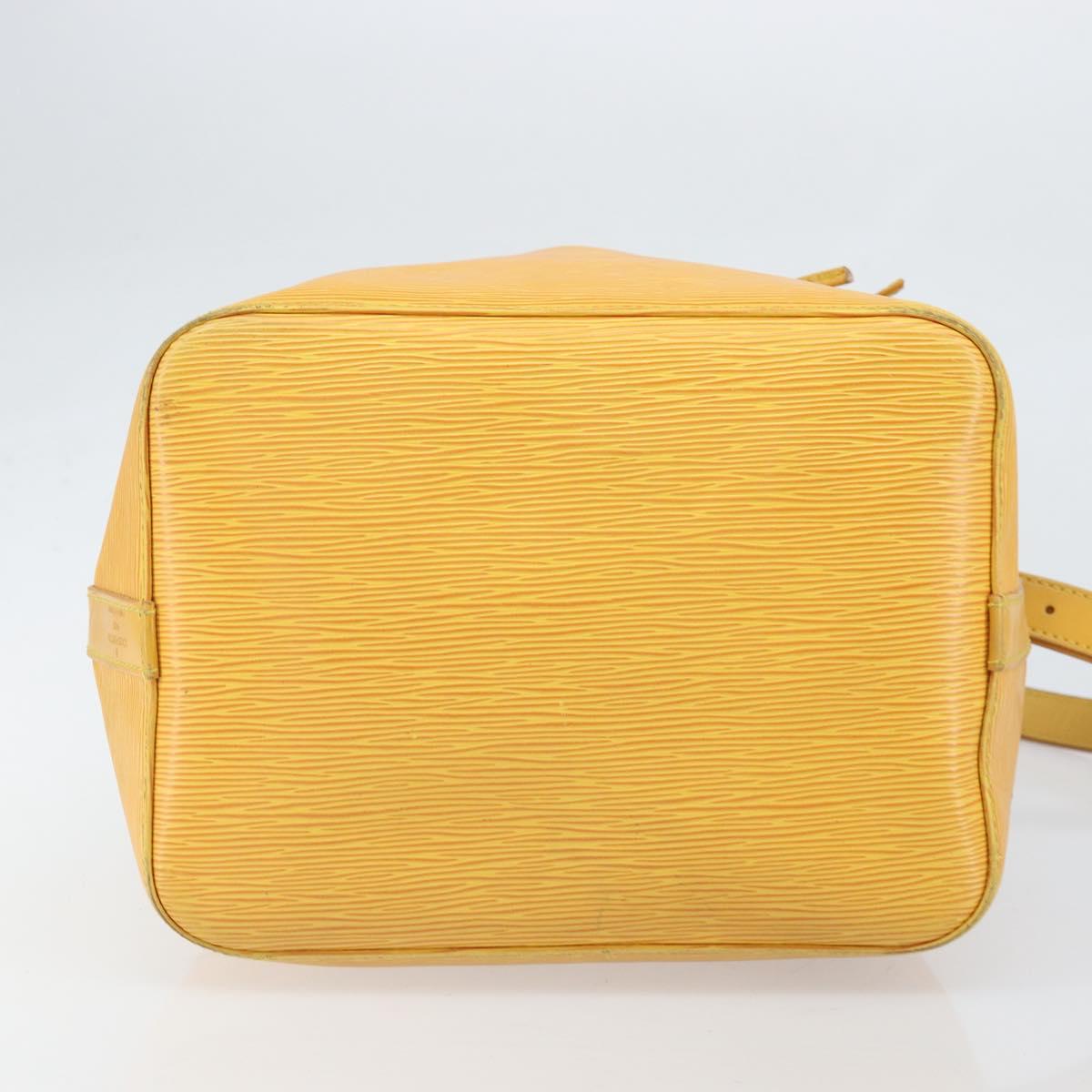 LOUIS VUITTON Epi Petit Noe Shoulder Bag Yellow M44109 LV Auth BA10392