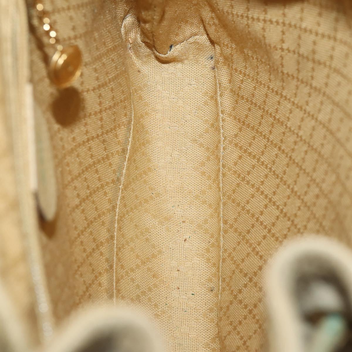GUCCI Bamboo Backpack Suede Leather Black Gold 003 2058 0030 Auth BA10404