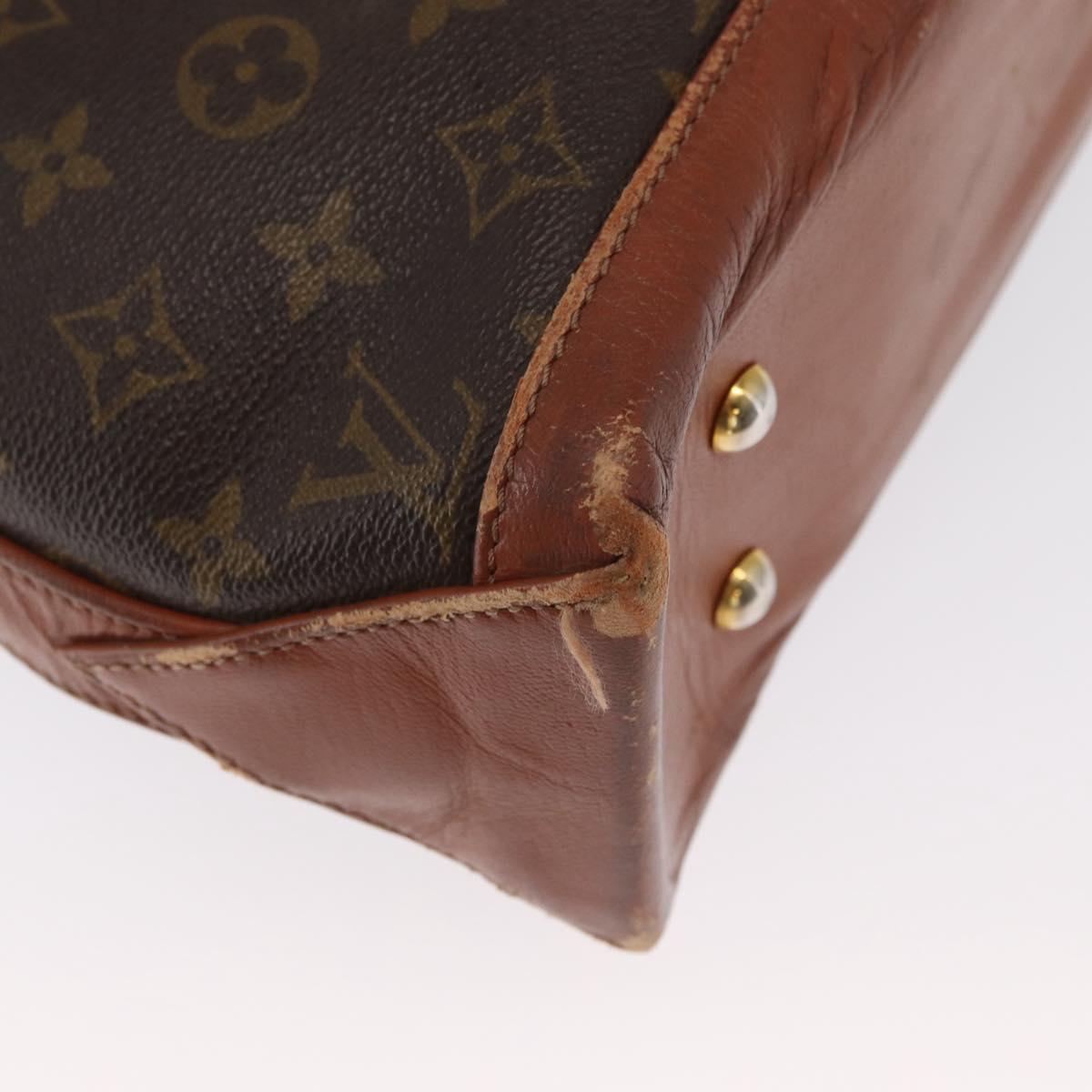 LOUIS VUITTON Monogram Sac Weekend PM Hand Bag M42425 LV Auth BA10407