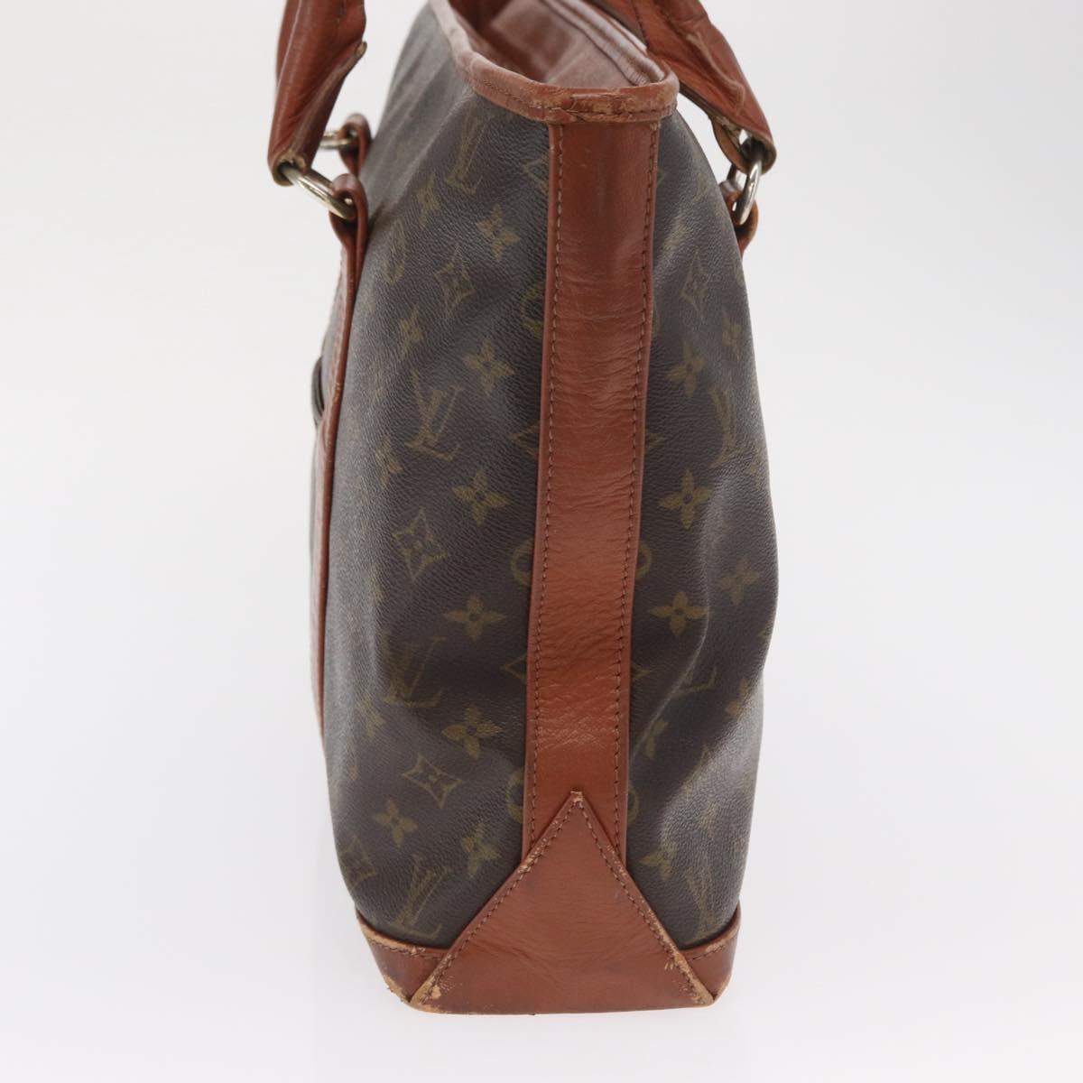 LOUIS VUITTON Monogram Sac Weekend PM Hand Bag M42425 LV Auth BA10407