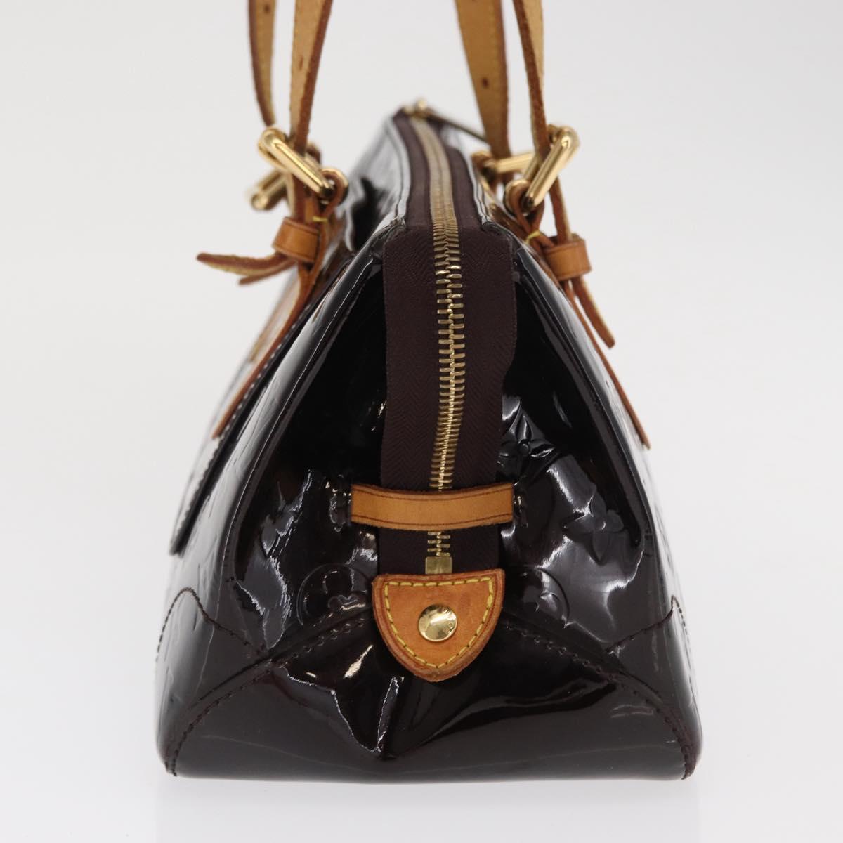 LOUIS VUITTON Monogram Vernis Rosewood Avenue Bag Amarante M93510 Auth BA10440