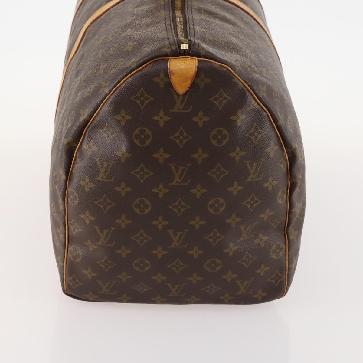LOUIS VUITTON Monogram Keepall 60 Boston Bag M41422 LV Auth BA10455