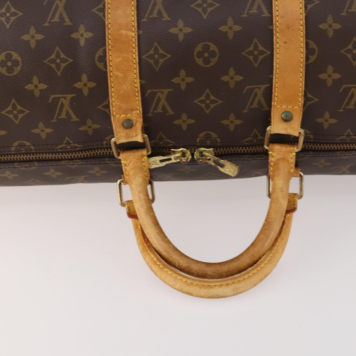LOUIS VUITTON Monogram Keepall 50 Boston Bag M41426 LV Auth BA10469