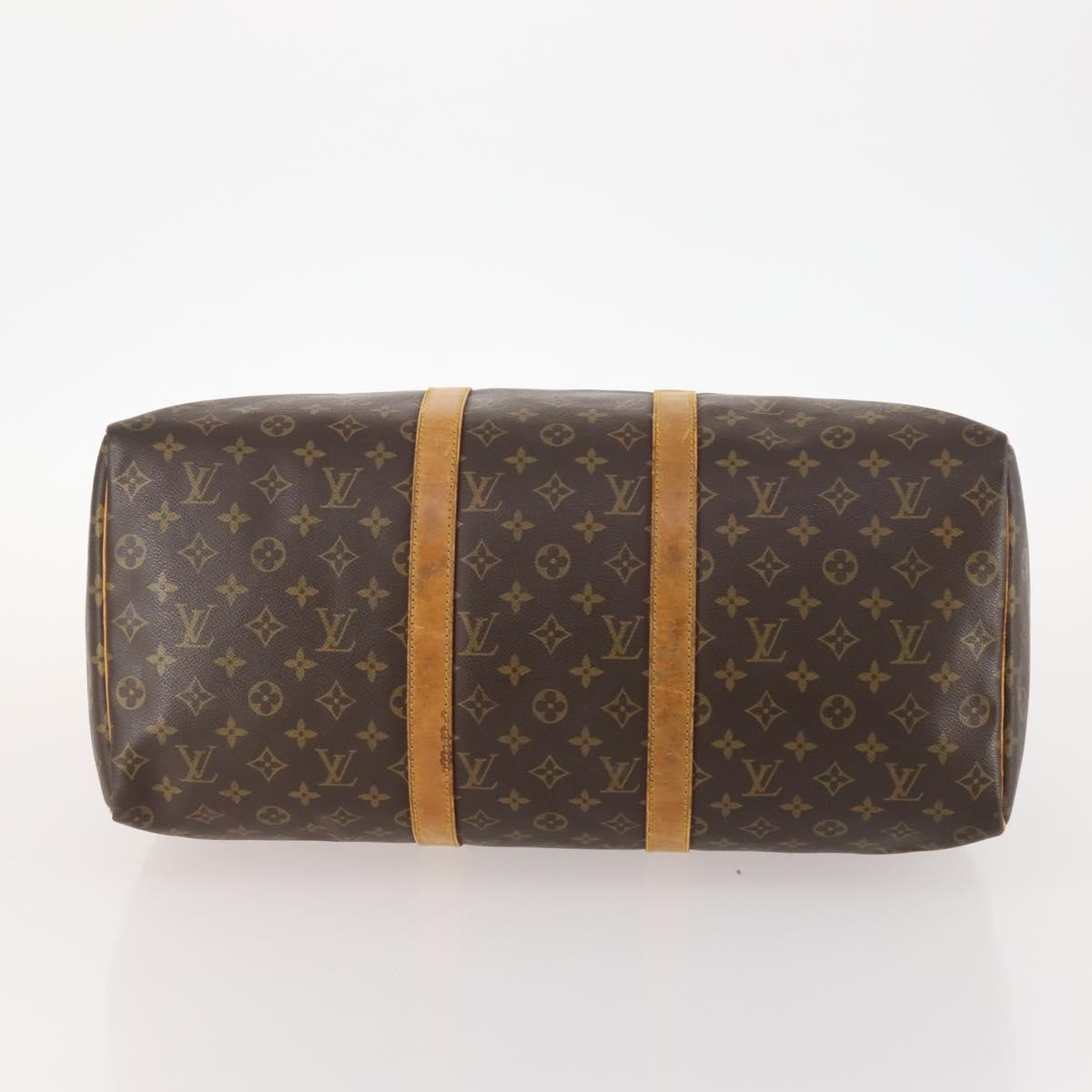 LOUIS VUITTON Monogram Keepall 50 Boston Bag M41426 LV Auth BA10469