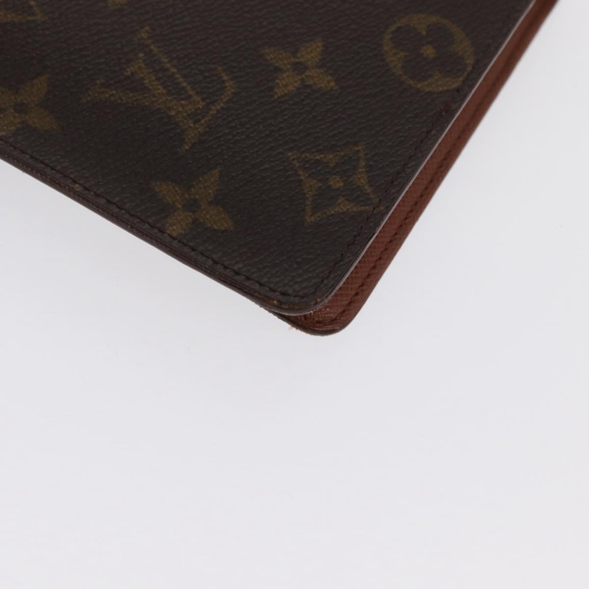 LOUIS VUITTON Monogram Agenda MM Day Planner Cover R20105 LV Auth BA10513