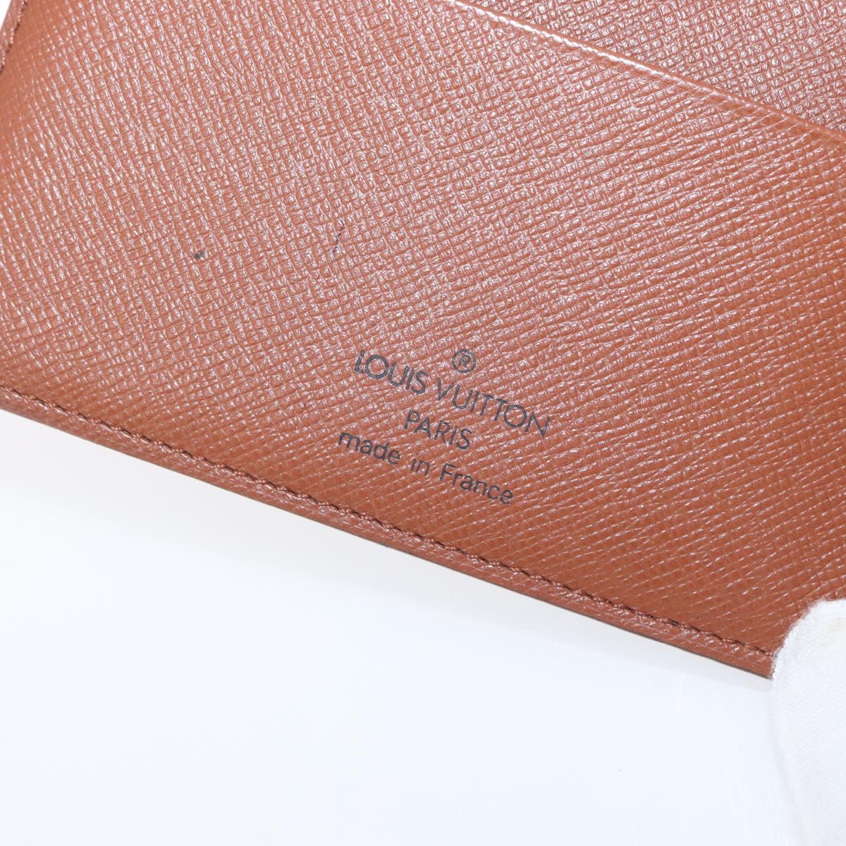 LOUIS VUITTON Monogram Agenda MM Day Planner Cover R20105 LV Auth BA10513