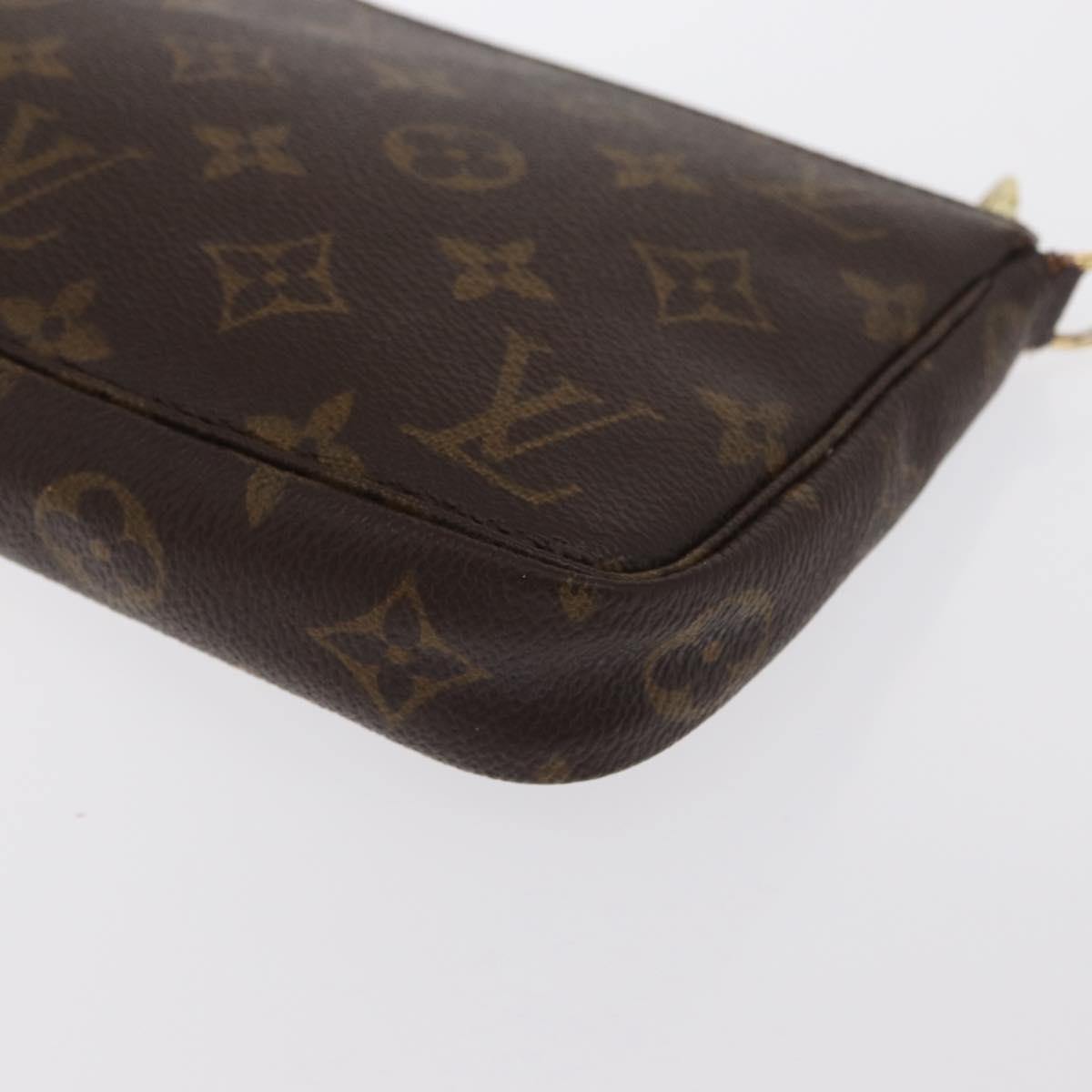 LOUIS VUITTON Monogram Pochette Accessoires Pouch M51980 LV Auth BA10517