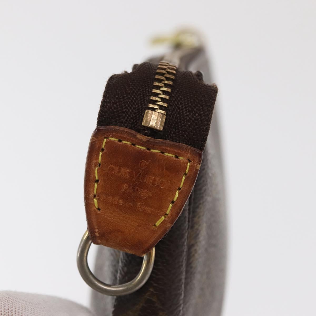 LOUIS VUITTON Monogram Pochette Accessoires Pouch M51980 LV Auth BA10517