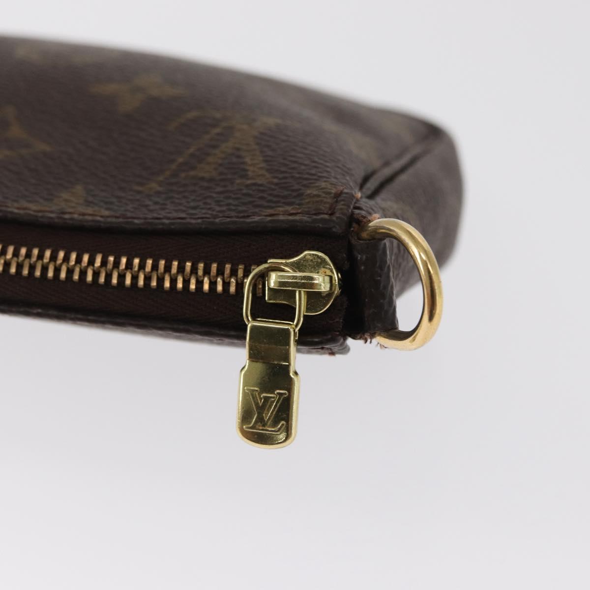 LOUIS VUITTON Monogram Pochette Accessoires Pouch M51980 LV Auth BA10517