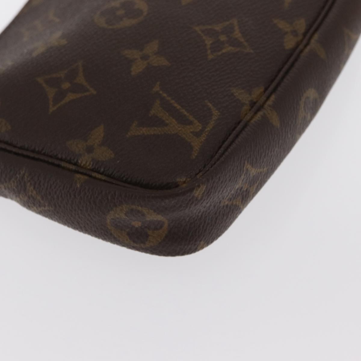 LOUIS VUITTON Monogram Pochette Accessoires Pouch M51980 LV Auth BA10517