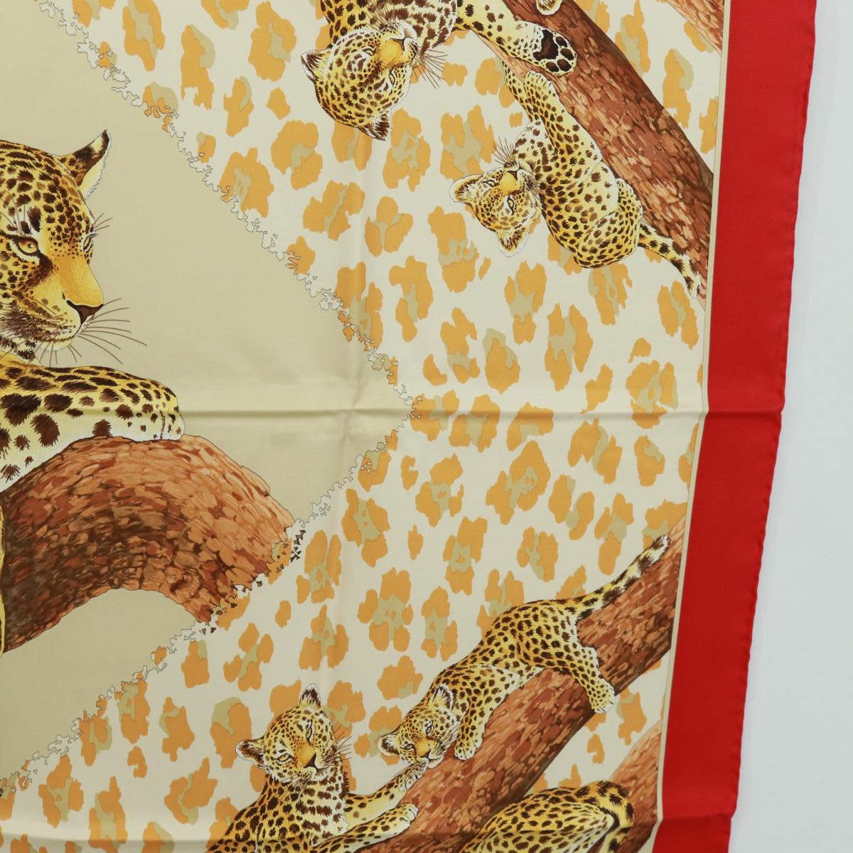 Salvatore Ferragamo Scarf Silk Red Auth BA10535V
