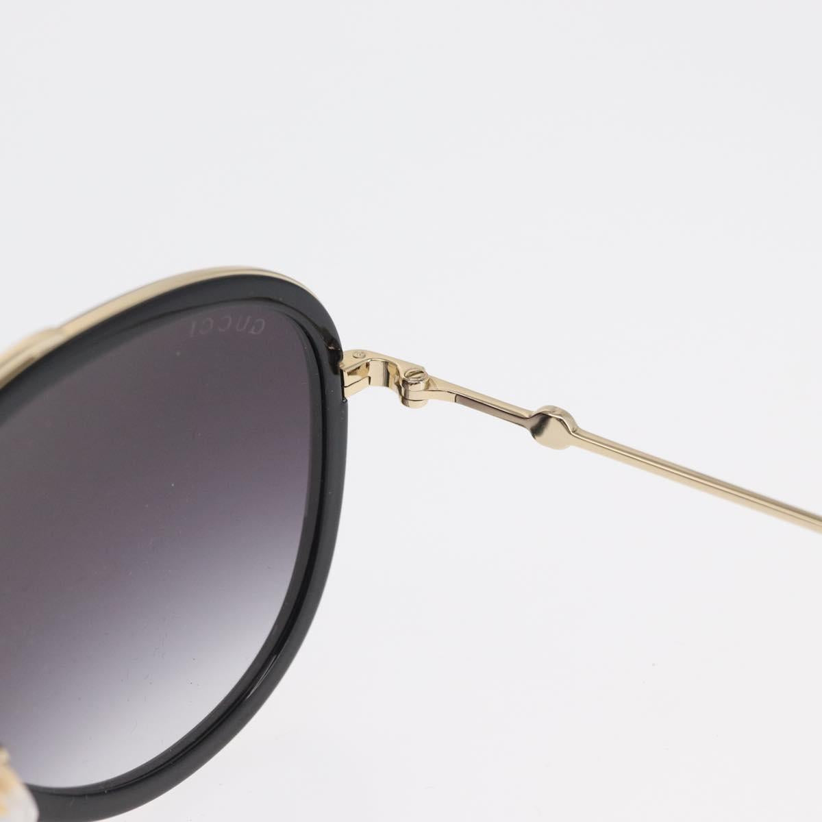 GUCCI Sunglasses metal Black Auth BA10537V