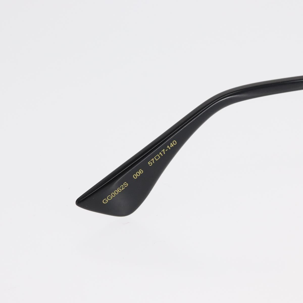 GUCCI Sunglasses metal Black Auth BA10537V