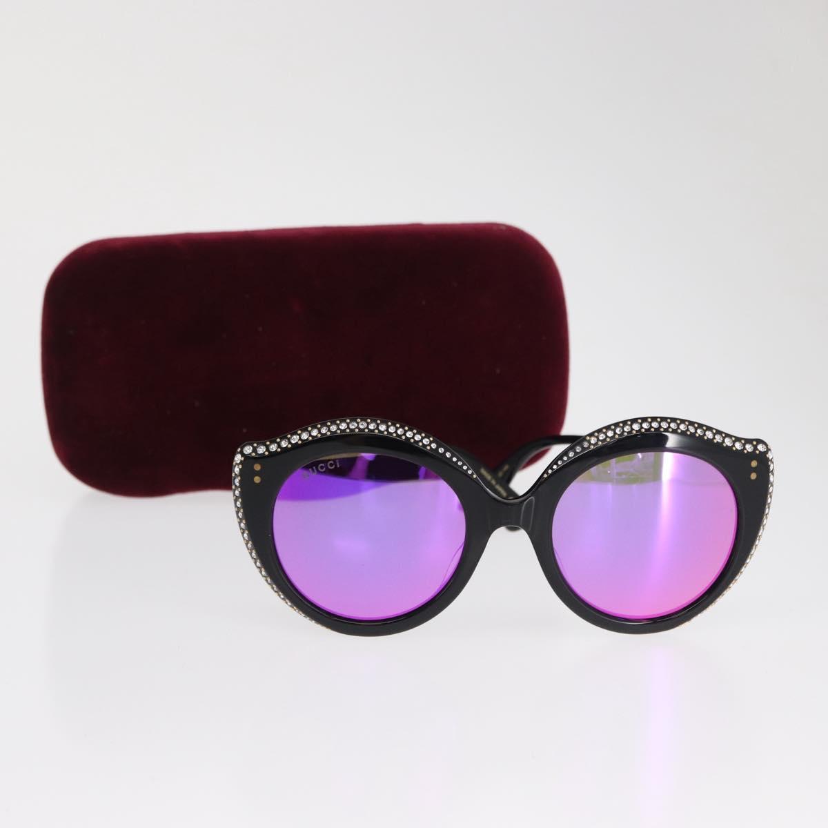 GUCCI Sunglasses plastic Black Auth BA10538V