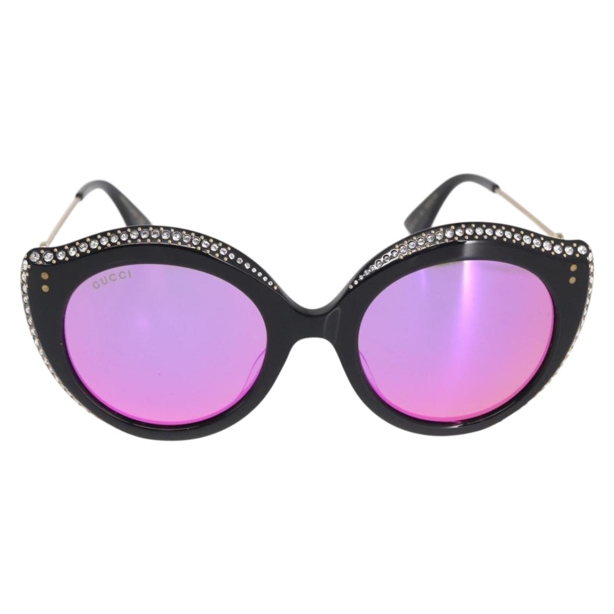 GUCCI Sunglasses plastic Black Auth BA10538V