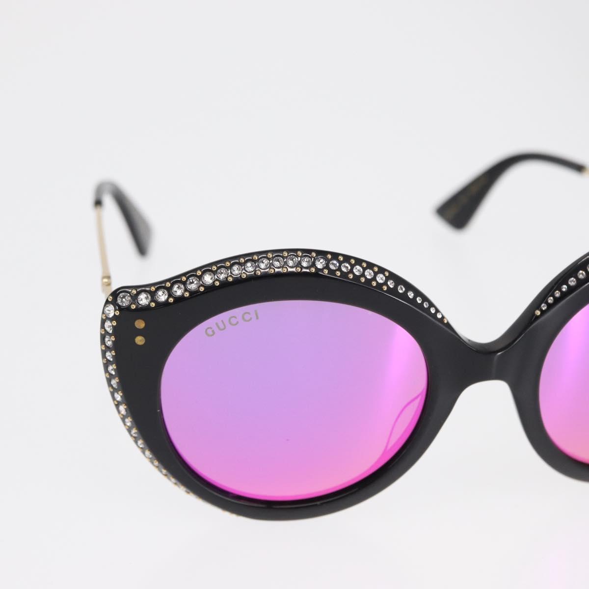 GUCCI Sunglasses plastic Black Auth BA10538V