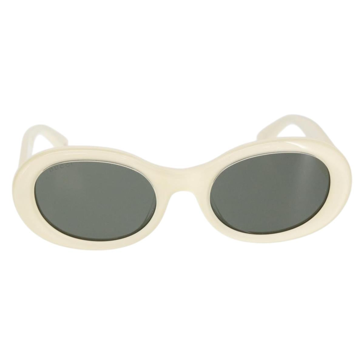GUCCI Sunglasses plastic White Auth BA10540A