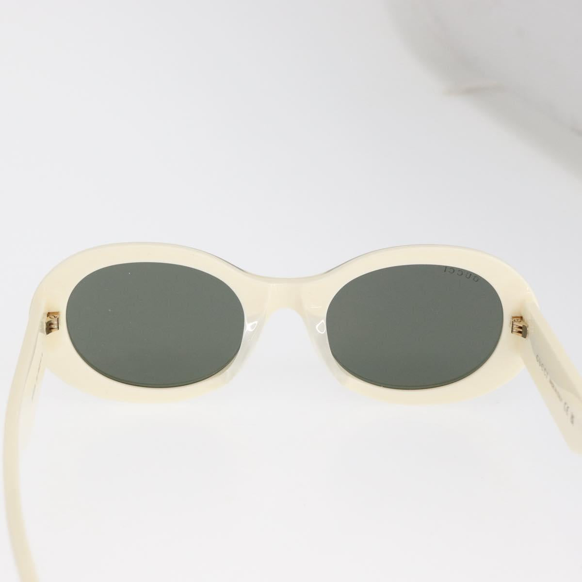 GUCCI Sunglasses plastic White Auth BA10540A